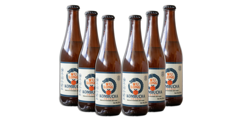 6 pack Kombucha Wulong Naranja