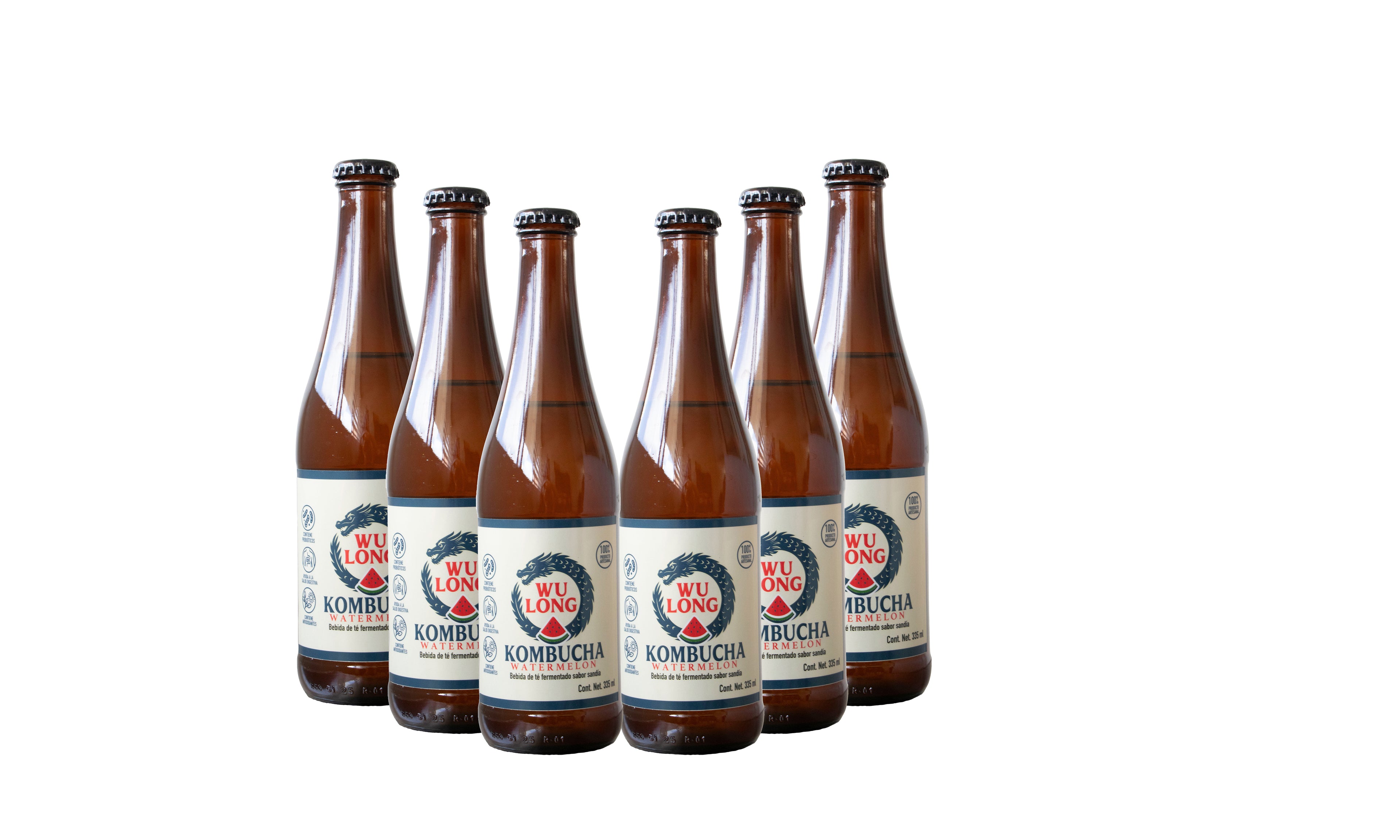 6 pack Kombucha Wulong Sandía