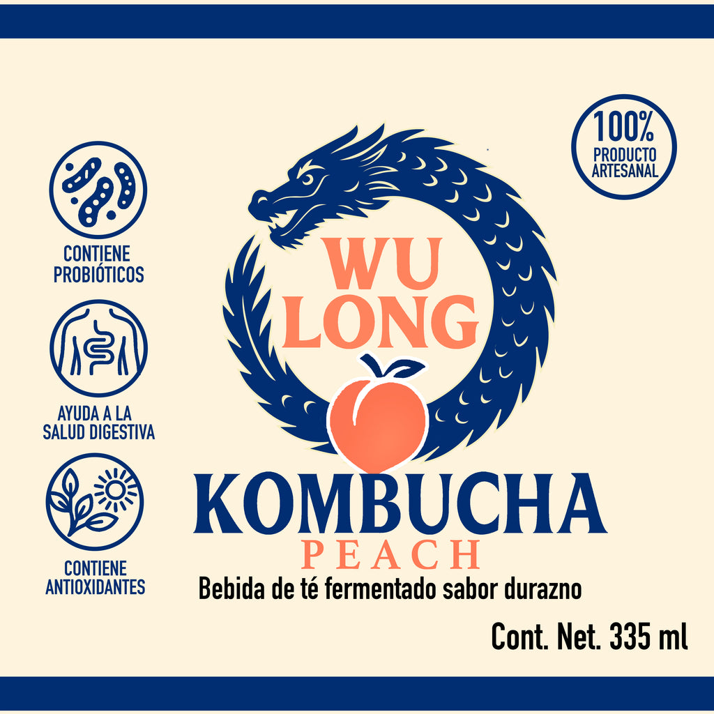 Kombucha Wulong Durazno