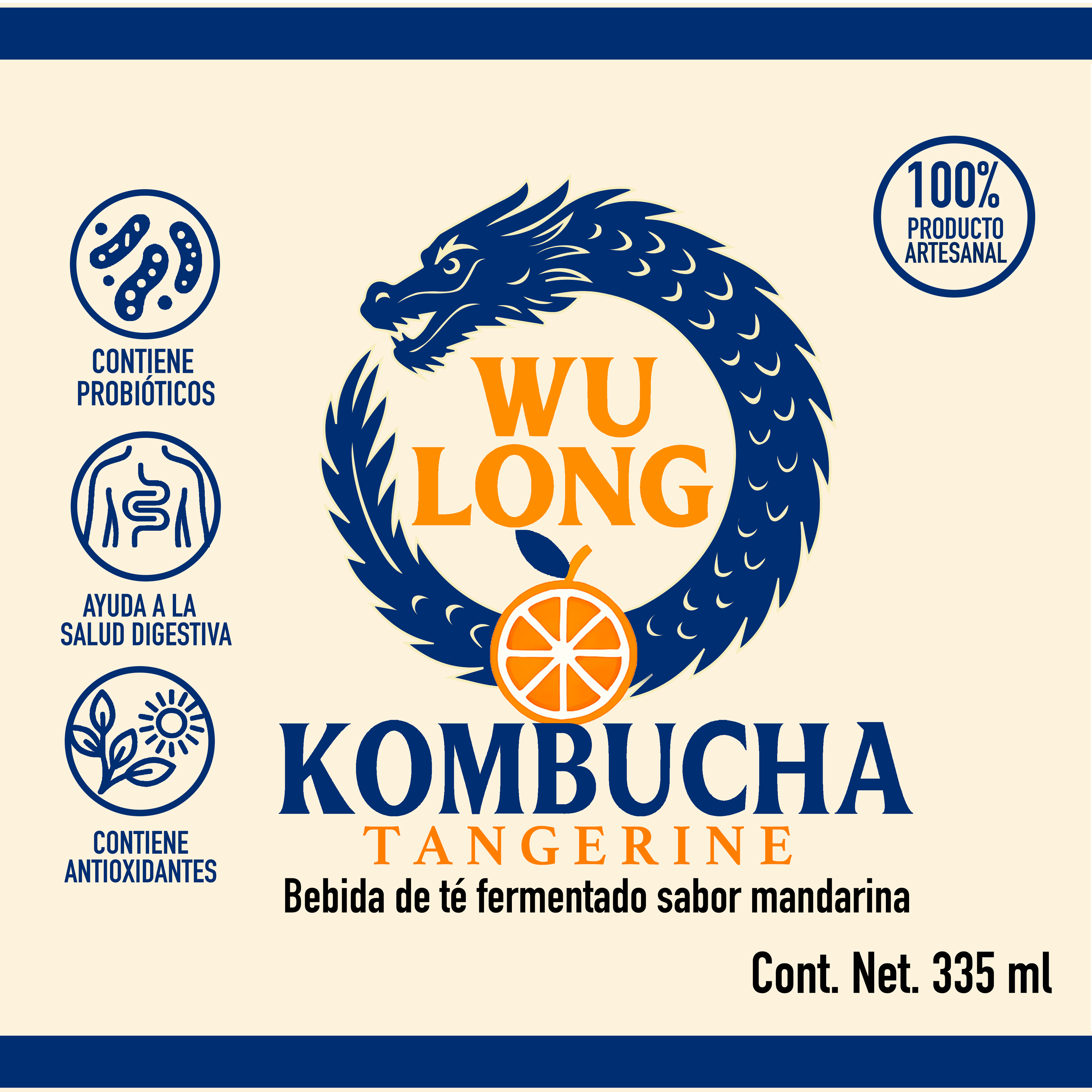 24 pack Kombucha Wulong Mandarina