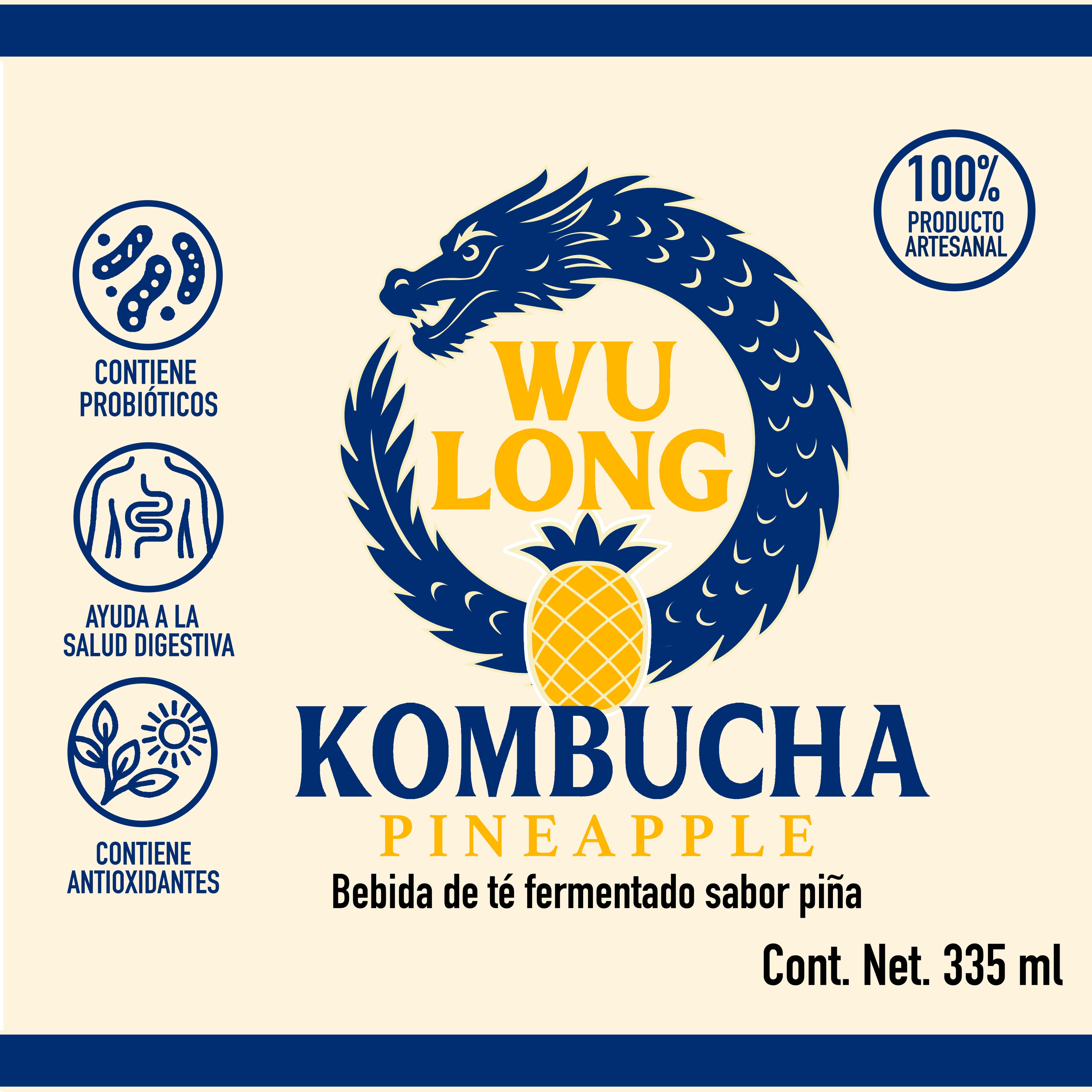 Wulong Kombucha Piña