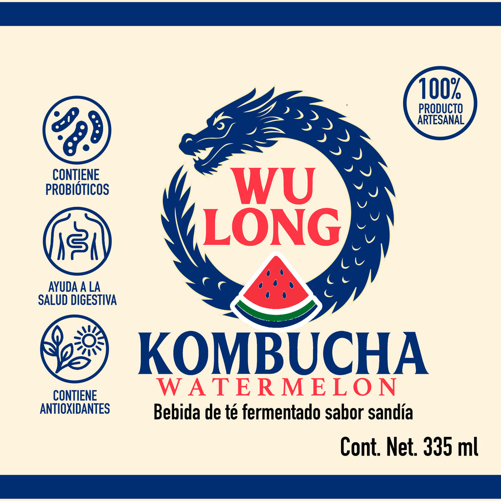 12 pack Kombucha Wulong Sandía
